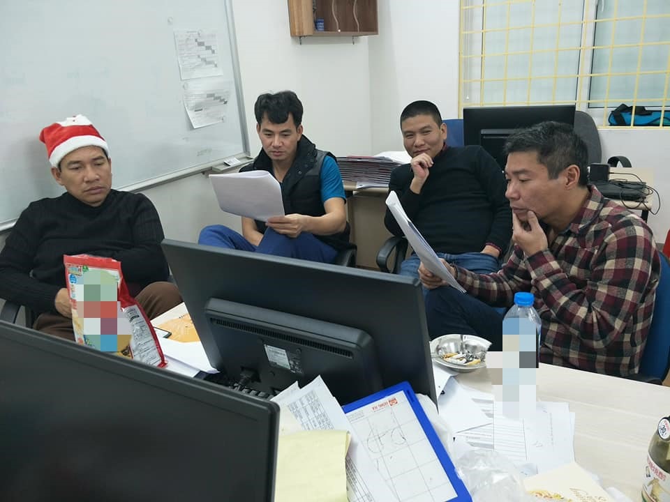 Hình ảnh các diễn viên tập Táo quân 2018. Ảnh: FBNV