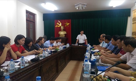 Toàn cảnh hội nghị thông tin nhanh kết quả Đại hội XII Công đoàn Việt Nam nhiệm kì 2018-2023 do LĐLĐ tỉnh Thái Bình tổ chức.