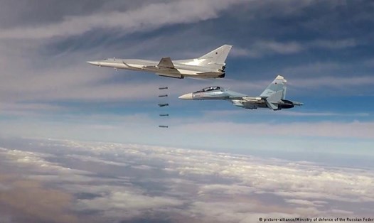 Các cuộc không kích của Nga ở Syria trong 3 năm đã tiêu diệt 85.000 tên khủng bố. Ảnh: Getty Images