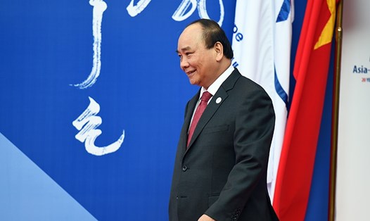 Thủ tướng Nguyễn Xuân Phúc tham dự Hội nghị ASEM 11. Ảnh: VGP. 