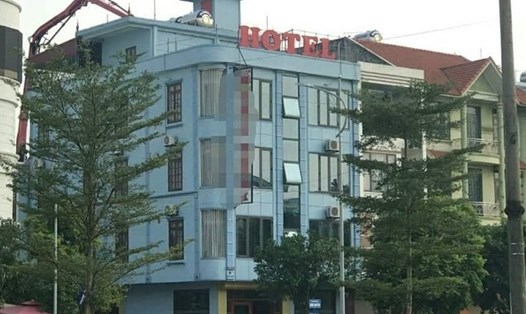 Khách sạn nơi nữ sinh T.M bị giao cấu tập thể.