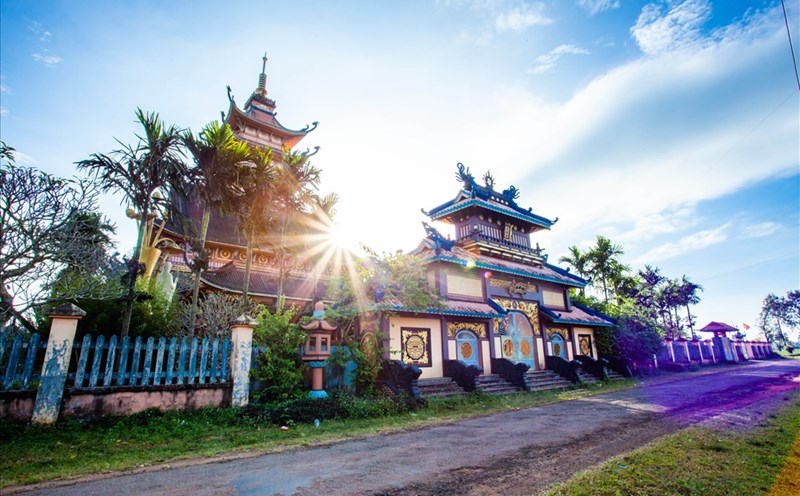 Chùa Bửu Minh - một trong những ngôi chùa ra đời sớm nhất tại Gia Lai. Ảnh: Chu Thế Dũng