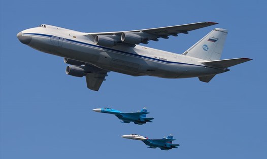 Máy bay vận tải quân sự An-124 của Nga. Ảnh: Wiki