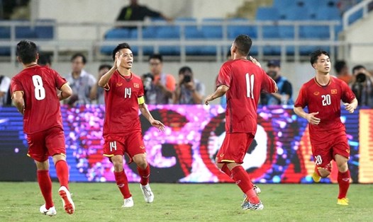 ĐT Việt Nam sẽ hướng đến mục tiêu vô địch AFF Cup 2018. Ảnh: H.A