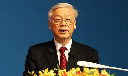 Tổng Bí thư Nguyễn Phú Trọng trúng cử Chủ tịch Nước. Ảnh: PV