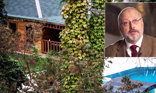 Thi thể nhà báo Jamal Khashoggi được tìm thấy trong vườn nhà lãnh sự Saudi ở Instabul. Ảnh: Sky News. 
