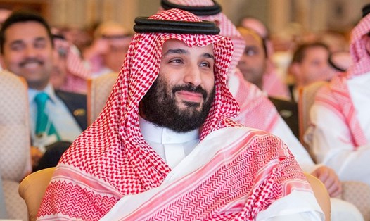 Thái tử Mohammed bin Salman tại hội nghị đầu tư ở Riyadh hôm 24.10. Ảnh: Reuters