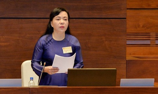 Bộ trưởng Bộ Y tế Nguyễn Thị Kim Tiến. Ảnh: Quochoi.vn