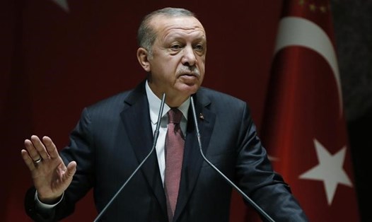 Tổng thống Thổ Nhĩ Kỳ Recep Tayyip Erdogan. Ảnh: AP. 