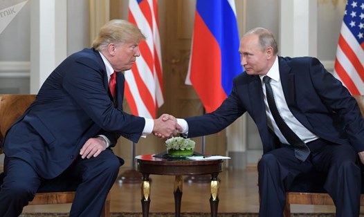 Tổng thống Donald Trump và Tổng thống Vladimir Putin. Ảnh: Sputnik