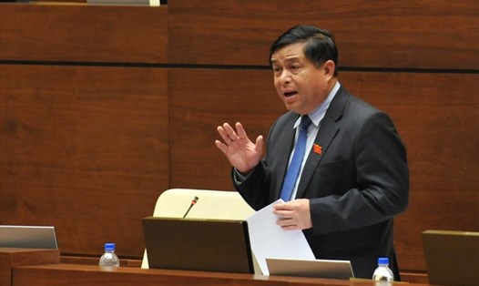 Bộ trưởng Bộ KHĐT Nguyễn Chí Dũng. 