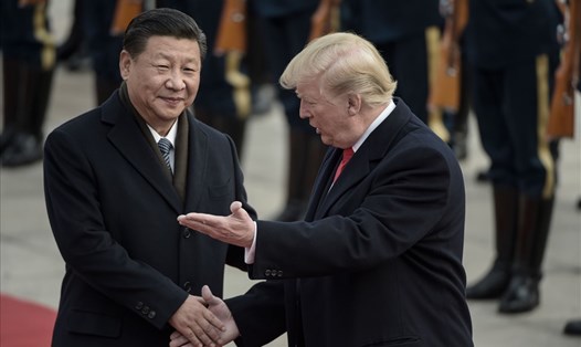 Tổng thống Mỹ Donald Trump và Chủ tịch Trung Quốc Tập Cận Bình. Ảnh: CNN