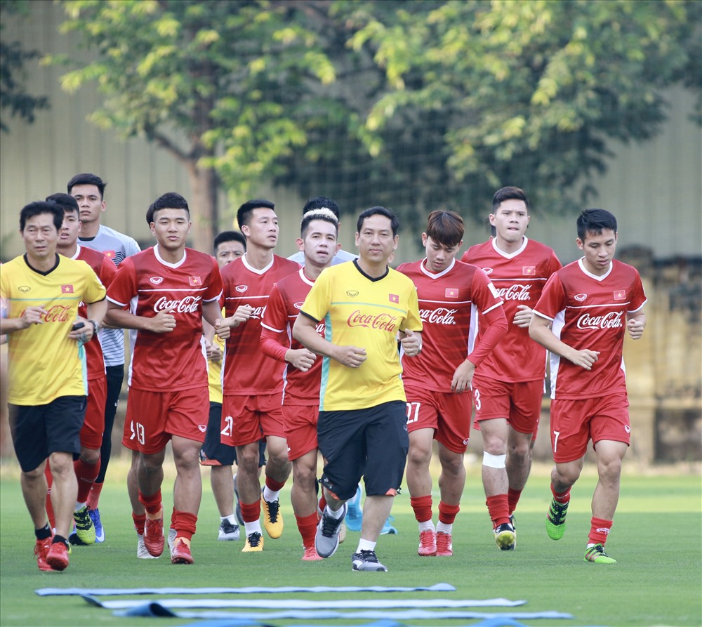 ĐT Việt Nam chỉ còn lại 25 cầu thủ. Ảnh: H.A 