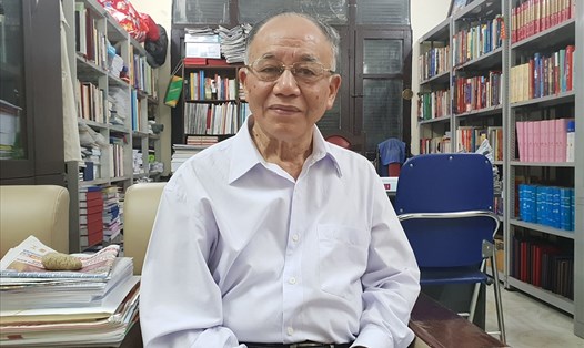 GS Hoàng Chí Bảo - chuyên gia cao cấp của Học viện Chính trị Quốc gia Hồ Chí Minh. Ảnh: Huyên Nguyễn