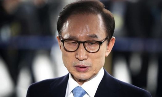 Cựu Tổng thống Hàn Quốc Lee Myung-bak. Ảnh: AP