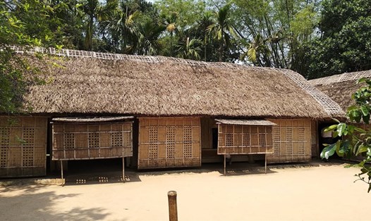 Ngôi nhà tuổi thơ của Bác Hồ tại xã Kim Liên. Ảnh: Trần Lưu