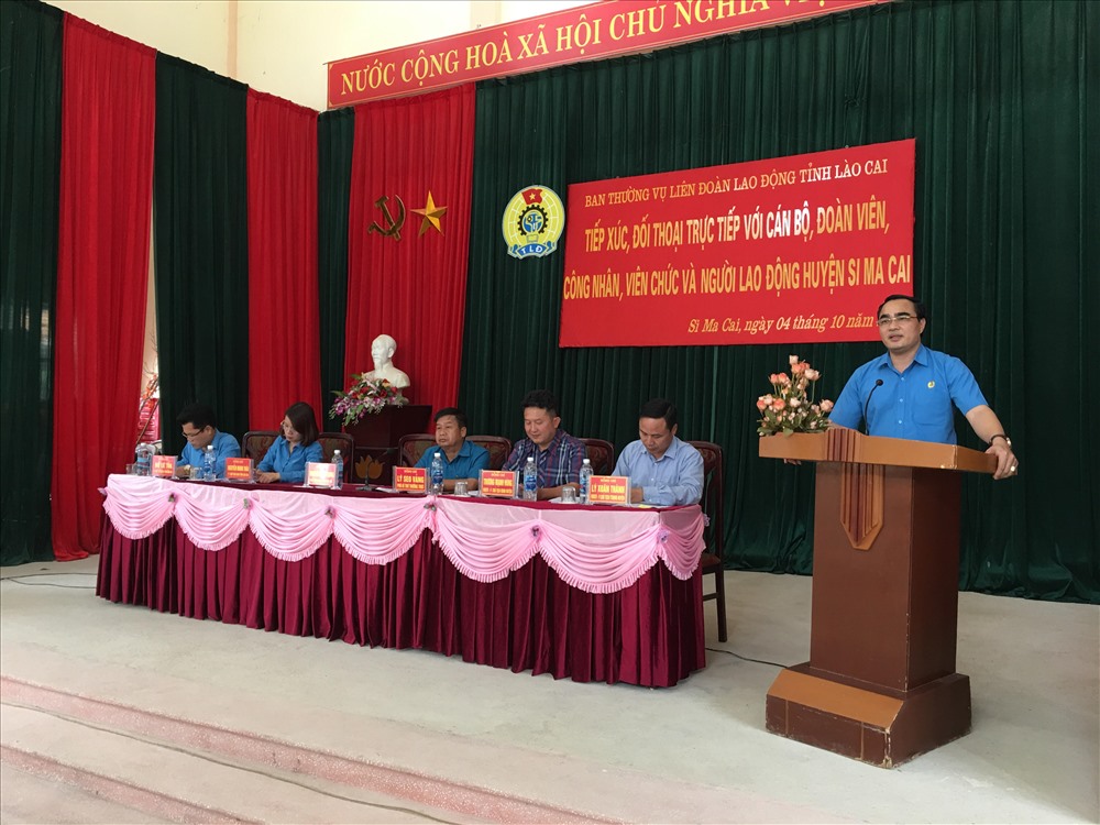 Quang cảnh buổi đối thoại.