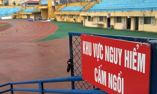 Một góc Sân vận động Hàng Đẫy, Hà Nội. Ảnh Đăng Huỳnh