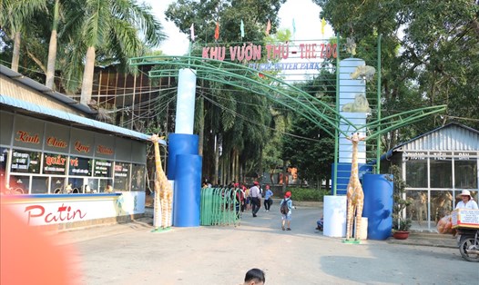 Vườn thú trong công viên nước Củ Chi TPHCM.