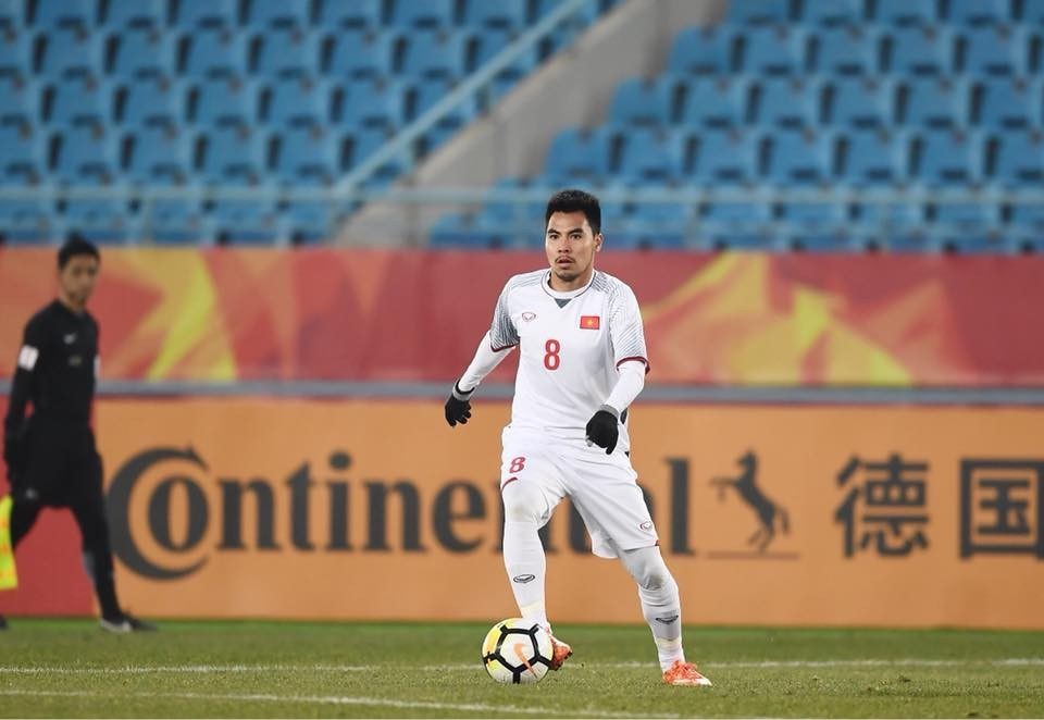 Đức Huy từng toả sáng trong màu áo U23 Việt Nam. Ảnh: AFC 