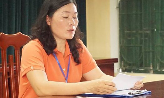Hiệu trưởng Trường Tiểu học Sơn Đồng bị cảnh cáo vì vấn đề thu chi. Ảnh: Zing