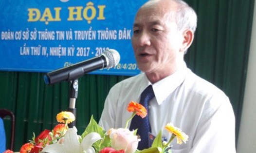 Ông Mai Vinh Quang bị khởi tố về hành vi Cố ý làm trái quy định của Nhà nước về quản lý kinh tế gây hậu quả nghiêm trọng. Ảnh: Sở TT-TT Đắk Nông.
