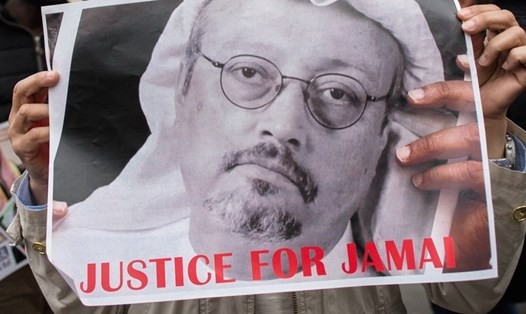 Đòi công lý cho nhà báo Jamal Khashoggi. Ảnh: Global Look Press