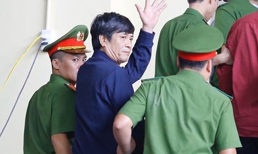 Ông Nguyễn Thanh Hóa tại tòa. Ảnh: TP
