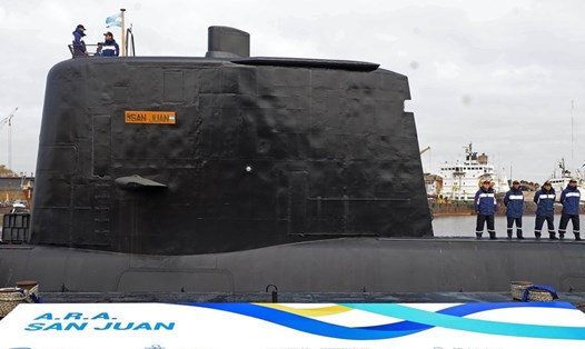 Tàu ngầm ARA San Juan năm 2014. Ảnh: RT. 