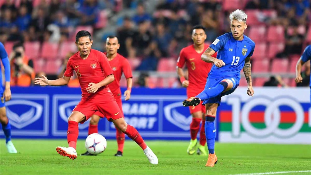 Đội tuyển Thái Lan ghi 4 bàn vào lưới Indonesia. Ảnh affsuzukicup.com