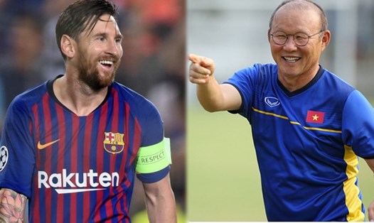 HLV Park Hang-seo thừa nhận rất hâm mộ Lionel Messi.