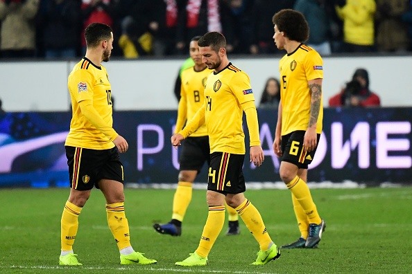 ĐT Bỉ đã có trận đấu đáng thất vọng trên đất Thụy Sĩ (Ảnh: Getty)