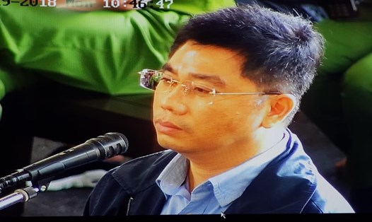 Nguyễn Văn Dương tại tòa sáng ngày 19.11. Ảnh Cao Nguyên
