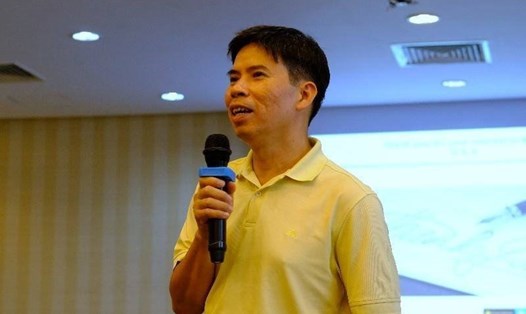 Ông Nguyễn Đức Tài tại cuộc họp (ảnh: H.Đ/ICTNews).