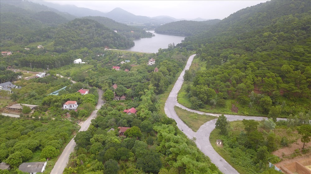 Hai xã Minh Phú và Minh Trí (huyện Sóc Sơn) đang bị thanh tra toàn diện quá trình sử dụng đất rừng. Ảnh Văn Thắng