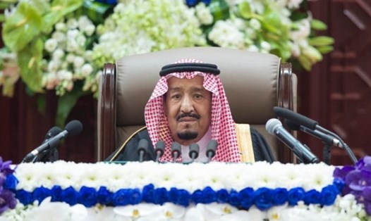 Nhà vua Saudi Arabia Salman. Ảnh: AP. 