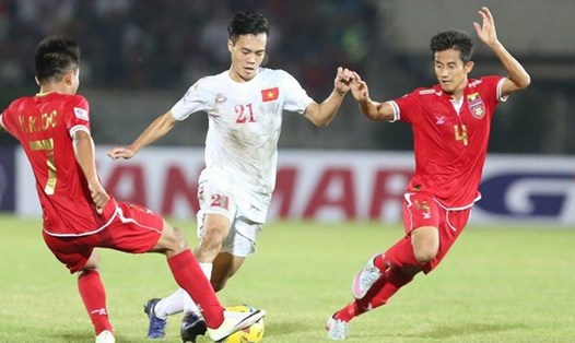 Văn Toàn từng ghi 4 bàn vào lưới tuyển Myanmar.