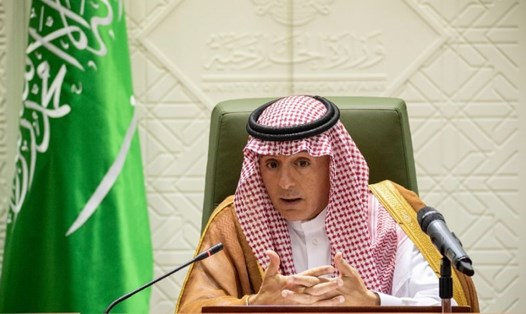 Ngoại trưởng Saudi Adel al-Jubeir. Ảnh: AFP. 