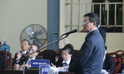 Bị cáo Phan Văn Vĩnh tại tòa. Ảnh CN.