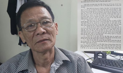 Ông Đỗ Văn Hùng vừa được thả tự do sau thời gian 4 năm vào tù.