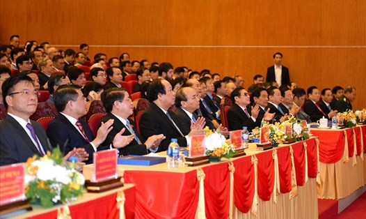 Thủ tướng Nguyễn Xuân Phúc đã dự Hội nghị xúc tiến đầu tư thương mại và du lịch tỉnh Cao Bằng năm 2018 (Ảnh: VGP)