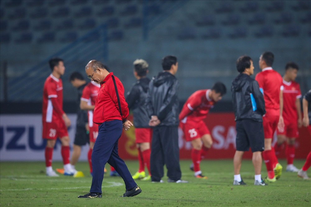 ĐTVN thay đổi kế hoạch tập luyện. Ảnh: S.T 