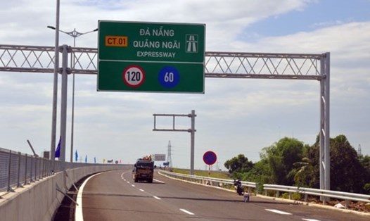 Dự án cao tốc Đà Nẵng-Quảng Ngãi. ảnh: MH