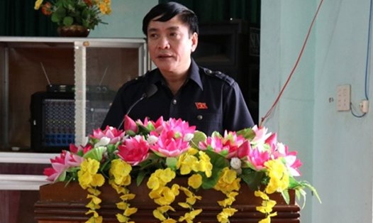 Chủ tịch Tổng LĐLĐVN Bùi Văn Cường tiếp xúc xử tri tại Gia Lai, ngày 29.11. Ảnh: Đình Văn