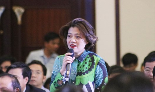 Bà Trương Lý Hoàng Phi – Giám đốc điều hành của Trung tâm Hỗ trợ Thanh niên Khởi nghiệp tại TPHCM 