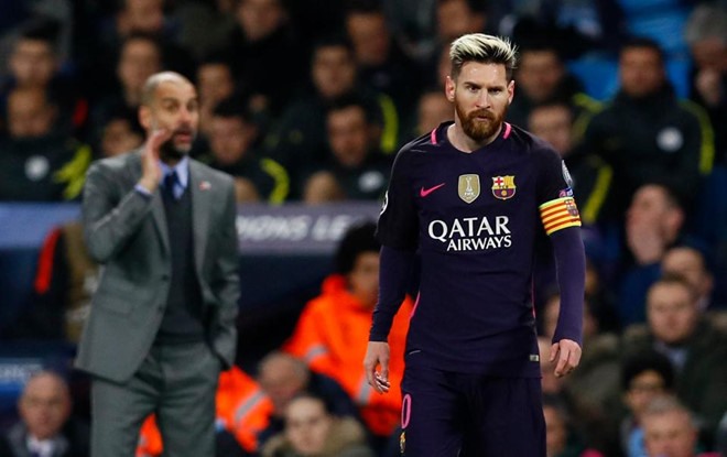 Pep Guardiola khẳng định chưa từng chiêu dụ Messi.