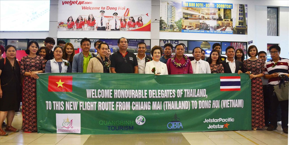 Đón đoàn khảo sát của Hiệp hội Du lịch Chiang Mai đến Quảng Bình.