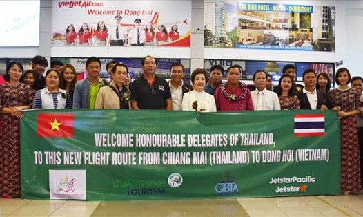 Đón đoàn khảo sát của Hiệp hội Du lịch Chiang Mai đến Quảng Bình.