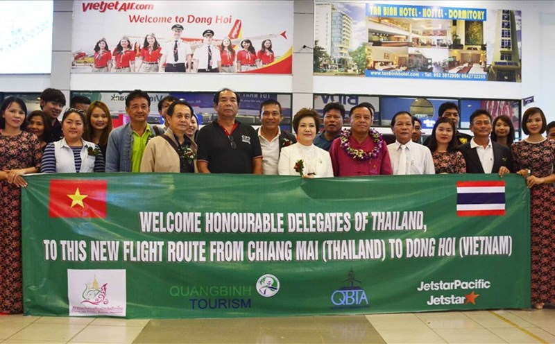 Đón đoàn khảo sát của Hiệp hội Du lịch Chiang Mai đến Quảng Bình.