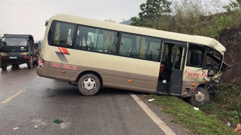 Hiện trường vụ tai nạn. NH